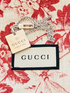 NWOT Gucci 925 Sterling Silver Necklace